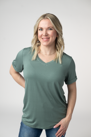 IN STOCK Sophie Top - Dusty Jade