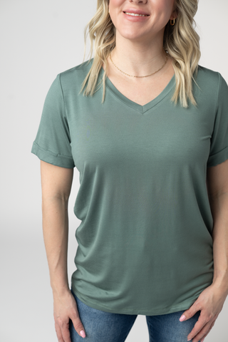 IN STOCK Sophie Top - Dusty Jade