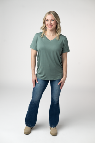IN STOCK Sophie Top - Dusty Jade
