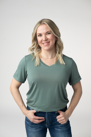 IN STOCK Sophie Top - Dusty Jade