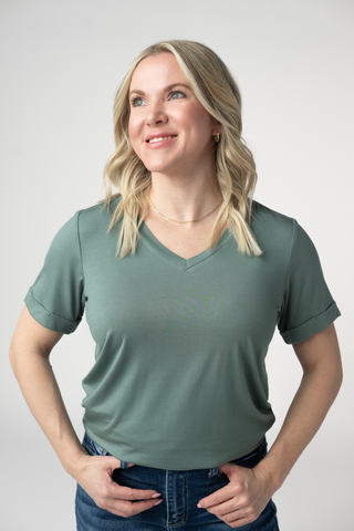 IN STOCK Sophie Top - Dusty Jade