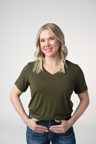 IN STOCK Sophie Top - Dark Olive