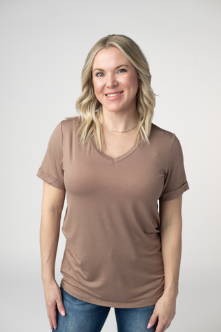 IN STOCK Sophie Top - Mocha