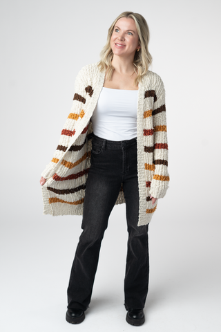 IN STOCK Fall Striped Cardigan