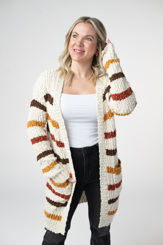 IN STOCK Fall Striped Cardigan