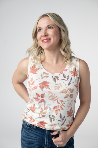 IN STOCK Ava Tank - Harvest Leaves