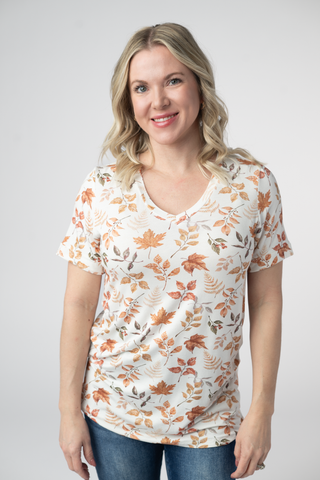 IN STOCK Sophie Top - Autumn Leaves