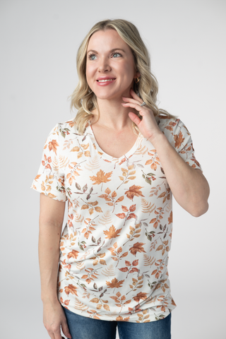IN STOCK Sophie Top - Autumn Leaves