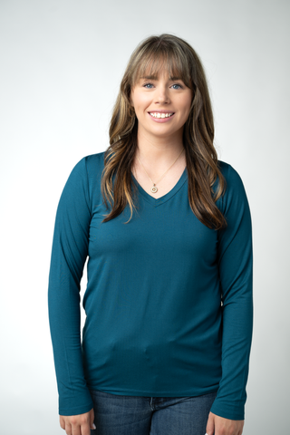 IN STOCK Larissa Long Sleeve - Teal