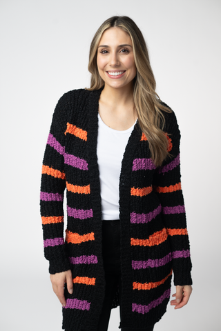IN STOCK Halloween Striped Cardigan