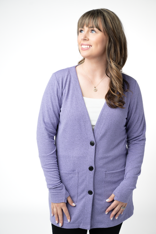 PREBOOK Cori Cardigan - Lavender