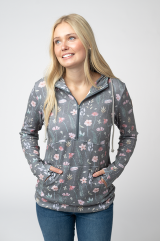 09.09 EN ROUTE HalfZip Hoodie - Wildflower Meadow