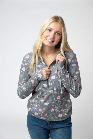 09.09 EN ROUTE HalfZip Hoodie - Wildflower Meadow