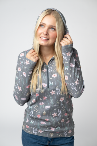 09.09 EN ROUTE HalfZip Hoodie - Wildflower Meadow
