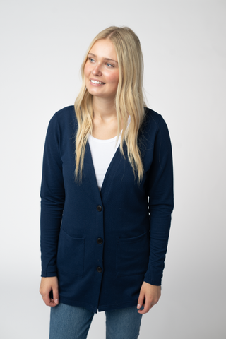 08.21 EN ROUTE Cori Cardigan - Navy