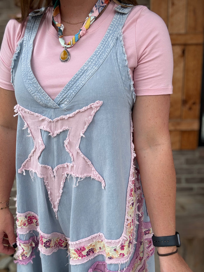 Denim Star Patchwork Jumper by BlueVelvet