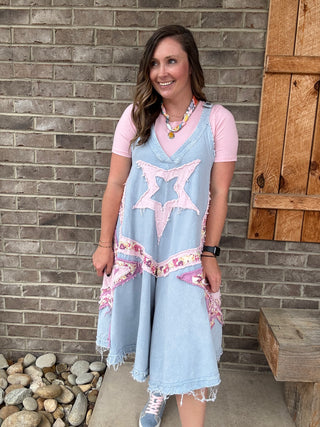 Denim Star Patchwork Jumper by BlueVelvet