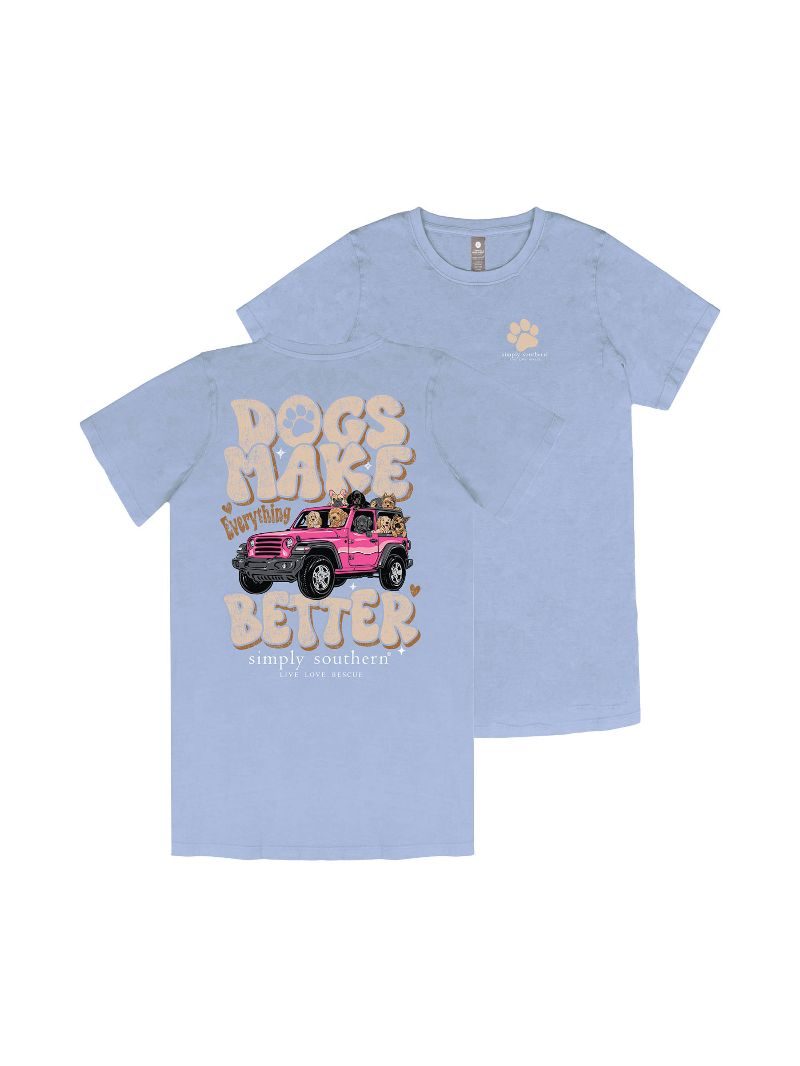 Dogs Make Everything Better T-Shirt by Simply Southern