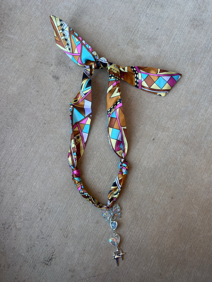 Boho Luxe Scarf Necklace