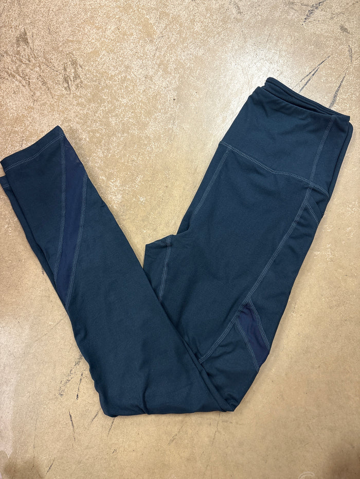 (20) Nocturnal Navy Mesh Side Full Length Leggings *FINAL SALE* DOOR BUSTER*