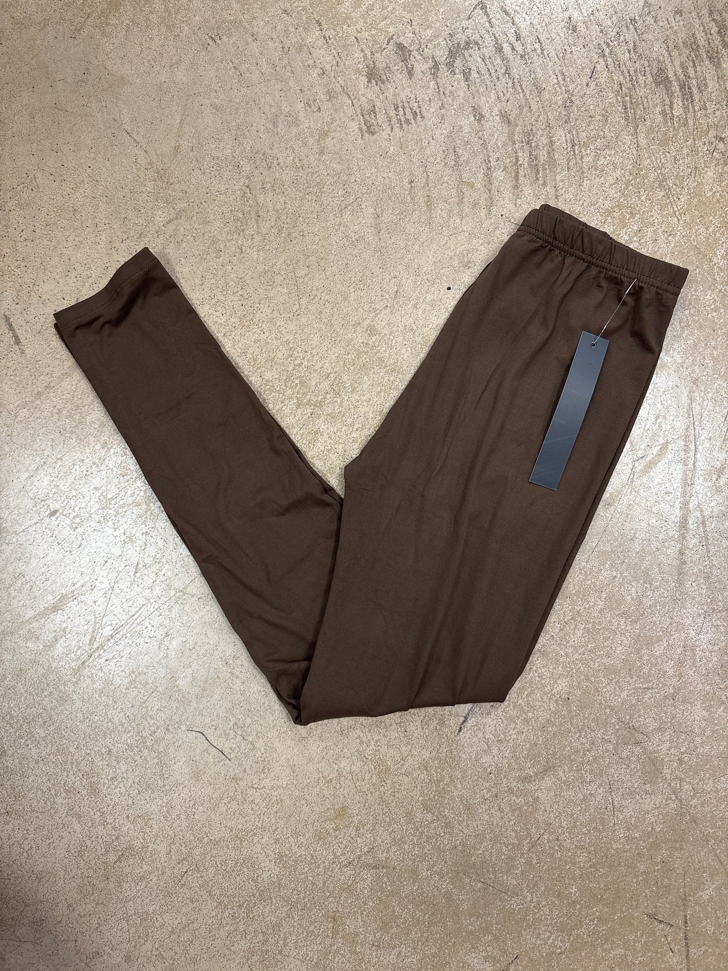 3518- Mocha Full Length Leggings