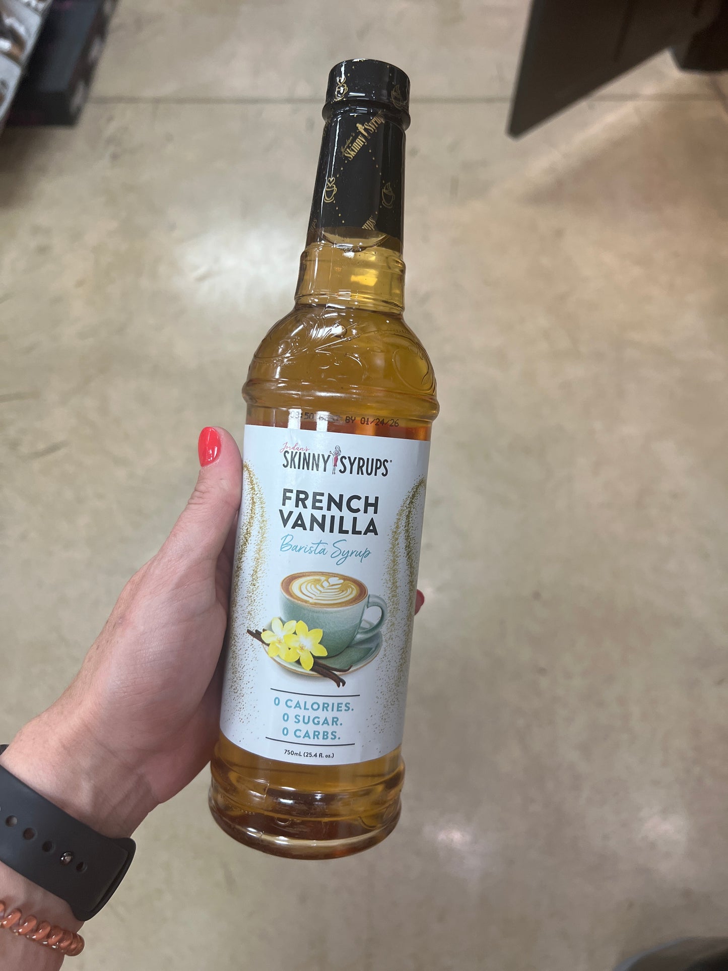 2546- French Vanilla 750ml Skinny Syrup