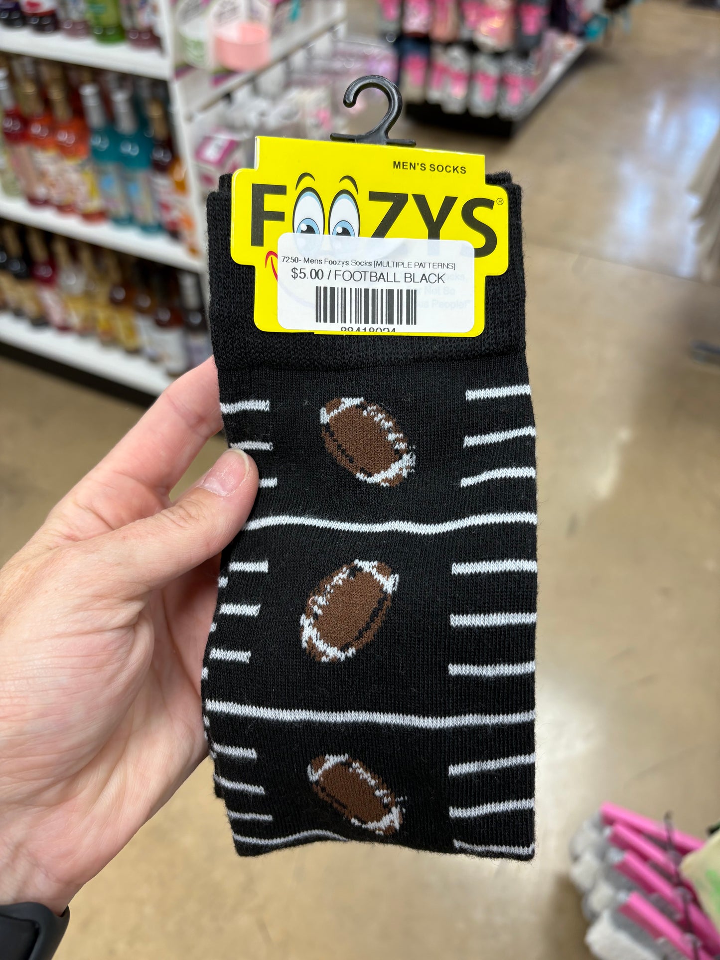 7250- Mens Foozys Socks [MULTIPLE PATTERNS]