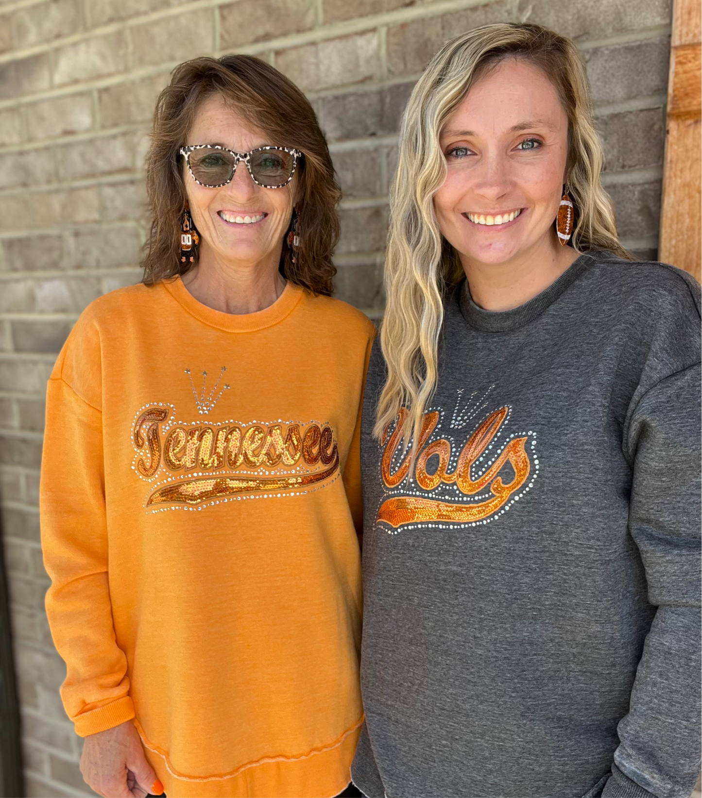 3338- Brumleys Exclusive VOLS/TENNESSEE Poncho Fleece Pullover *PICK COLOR*