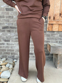Scuba Cuffed Crewneck Pullover & Pants Set by Zenana *MULTIPLE COLORS*