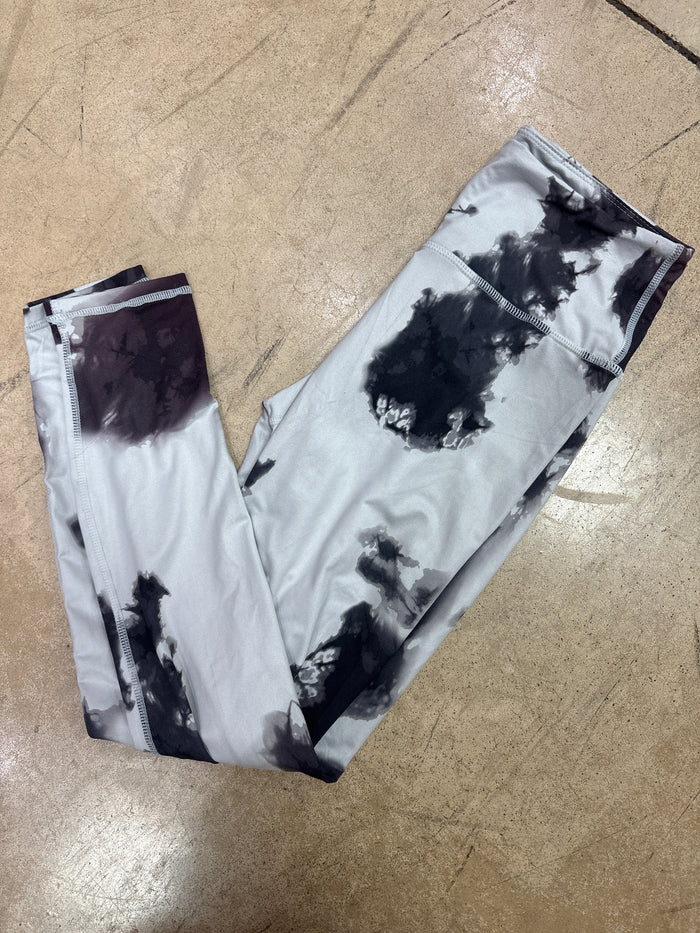 (10) Grey & Black Full Length Leggings *FINAL SALE* DOORBUSTER