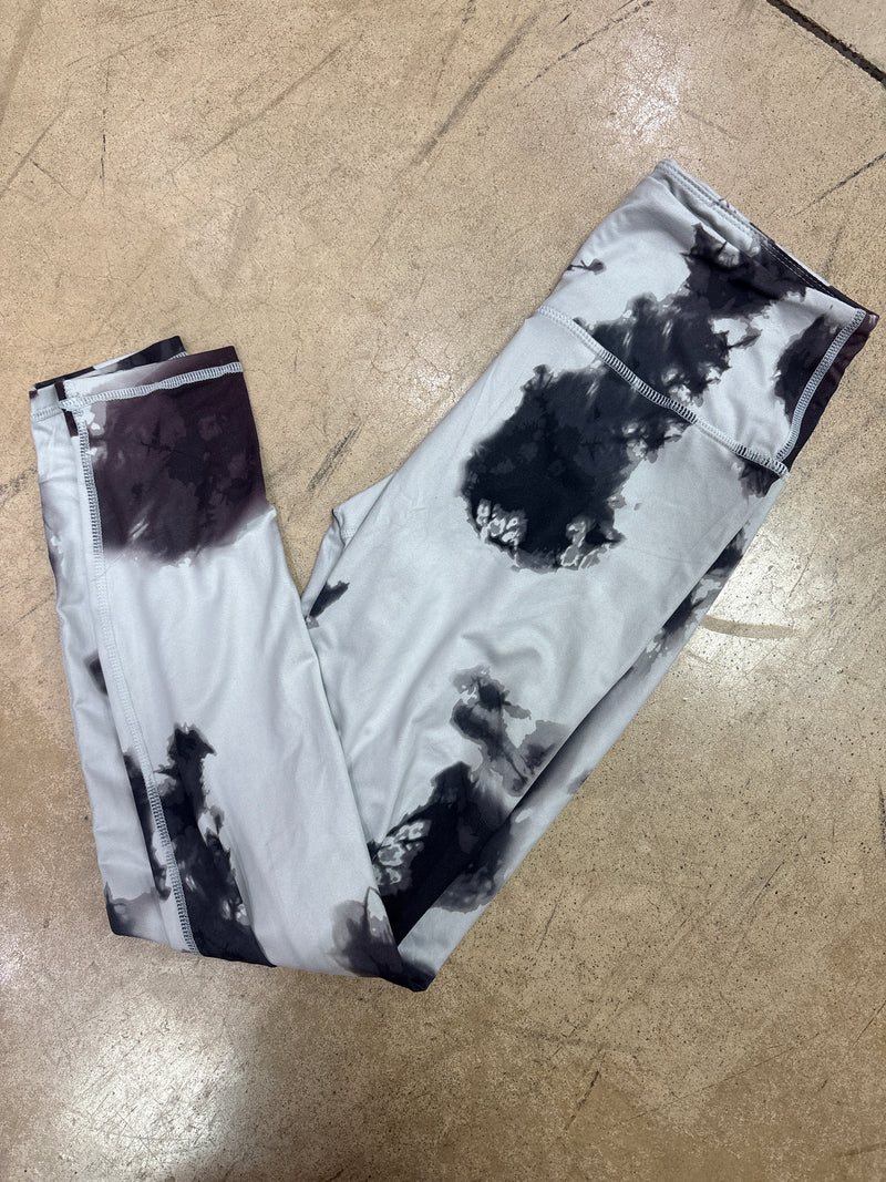 (10) Grey & Black Full Length Leggings *FINAL SALE* DOORBUSTER
