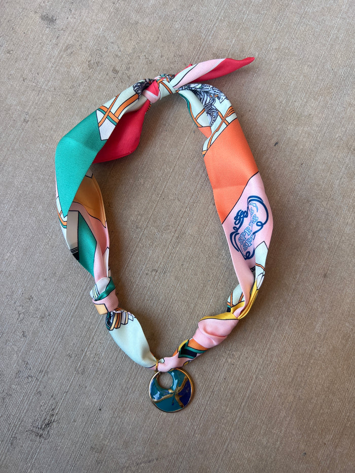 Island Breeze Scarf Necklace
