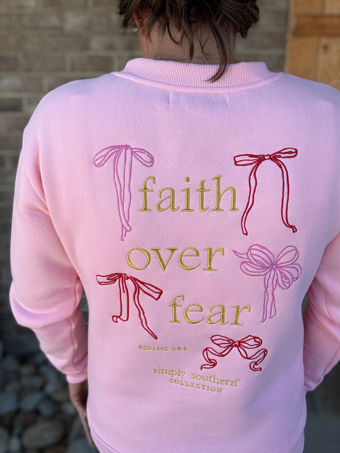 Faith Over Fear Crewneck by Simply Southern
