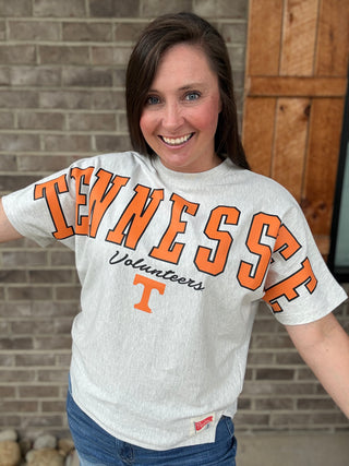 Tennessee Volunteers Short Sleeve Varsity Modesto Top by Royce Brand