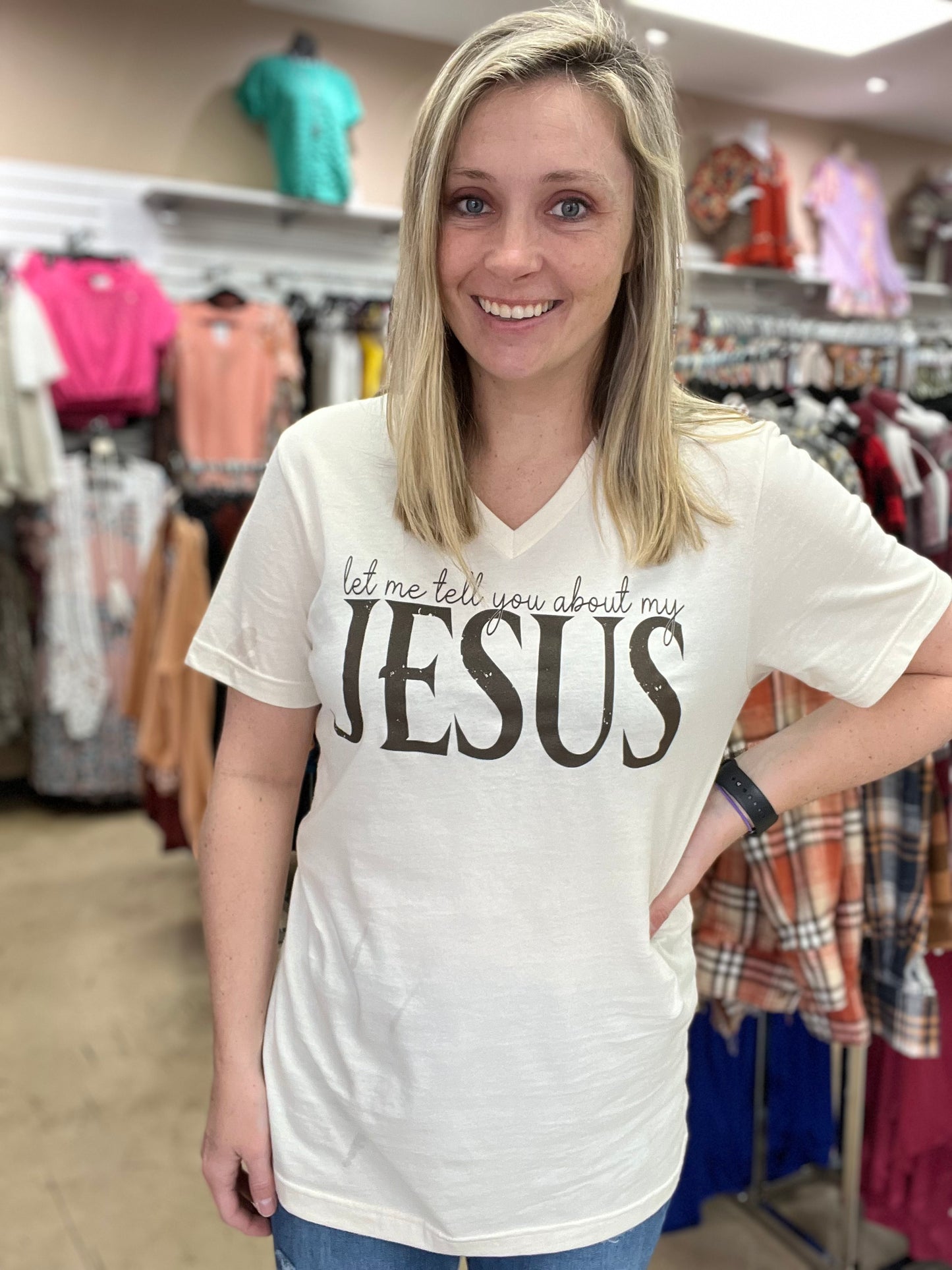 994- Let Me Tell You About My Jesus Graphic Tee