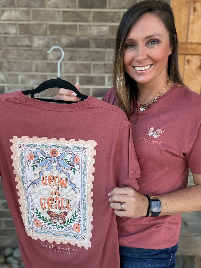 Grow in Grace Short Sleeve T-Shirt by Simply Southern