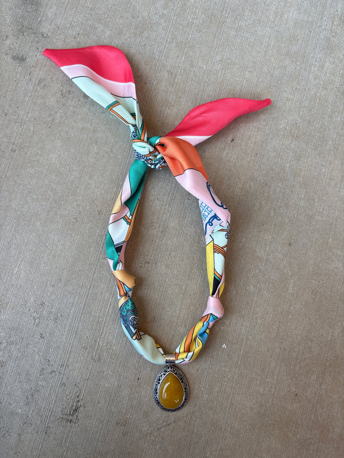 Sun-kissed Gypsy Scarf Necklace