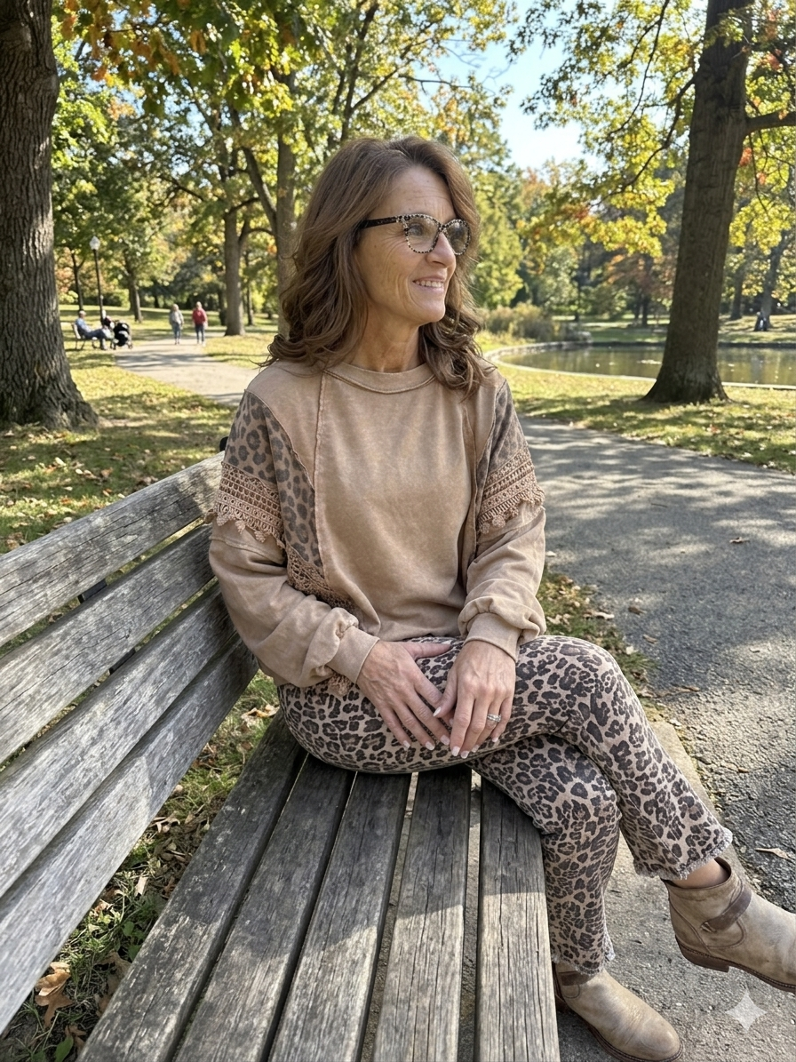 Range & Roar Animal Print Jeans by Sterling Kreek