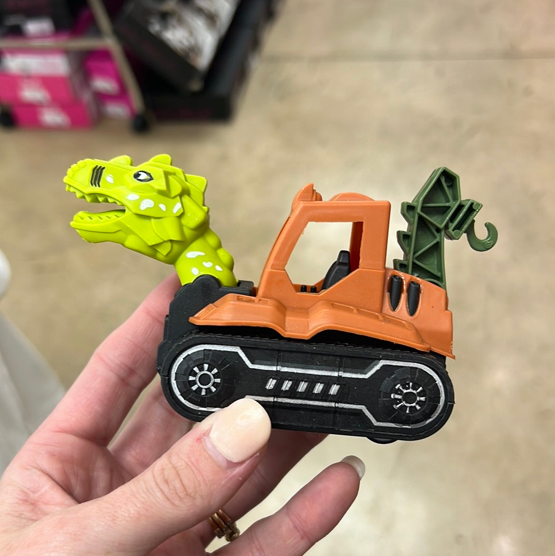 2406- Pull Back Dinosaur Trucks