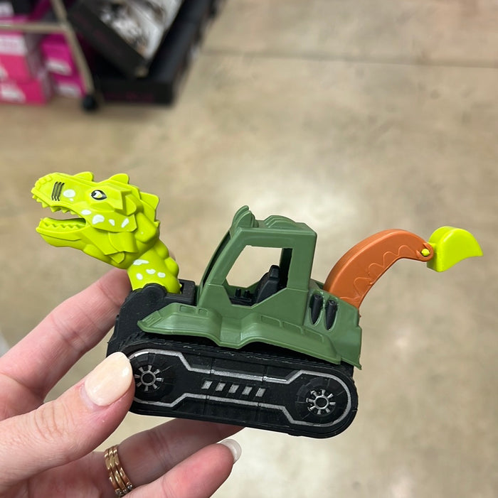 2406- Pull Back Dinosaur Trucks