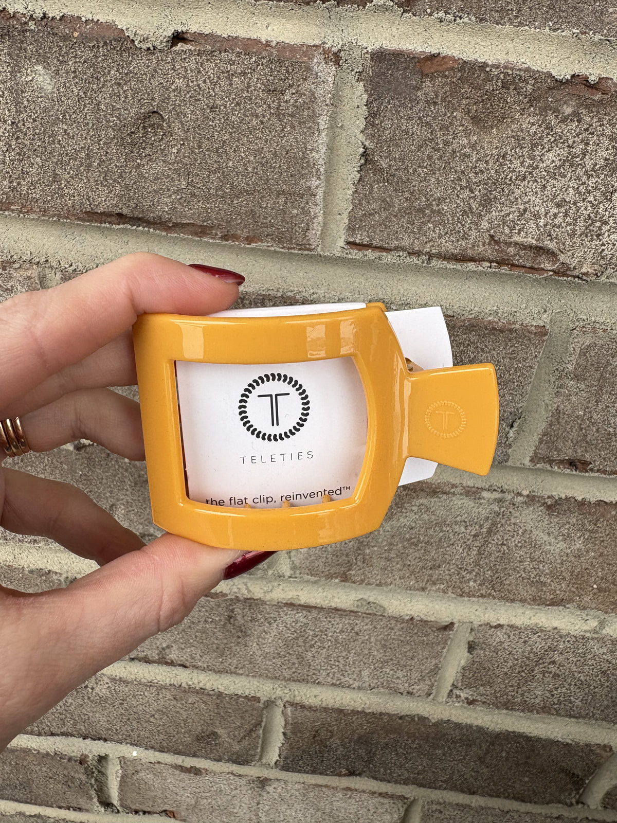 Small Square Hair Claw Clip by Teleties