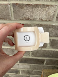 Medium Square Flat Hair Claw Clip by Teleties