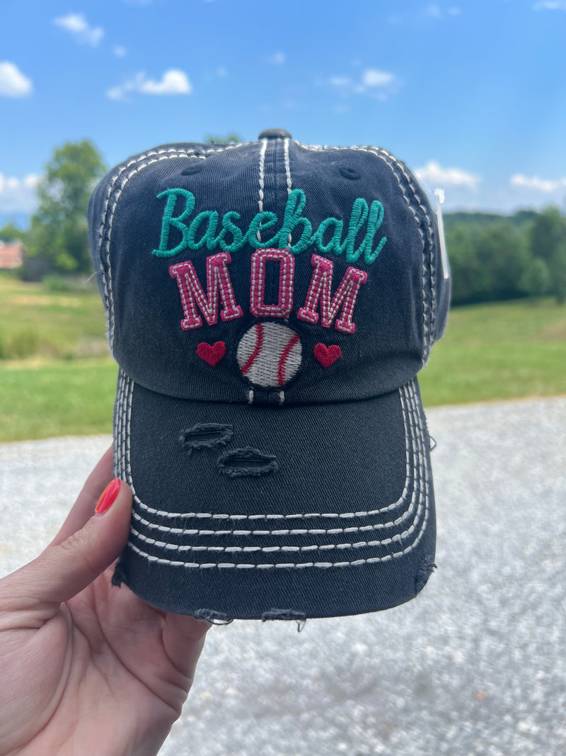 2577- Baseball Mom Ball Cap