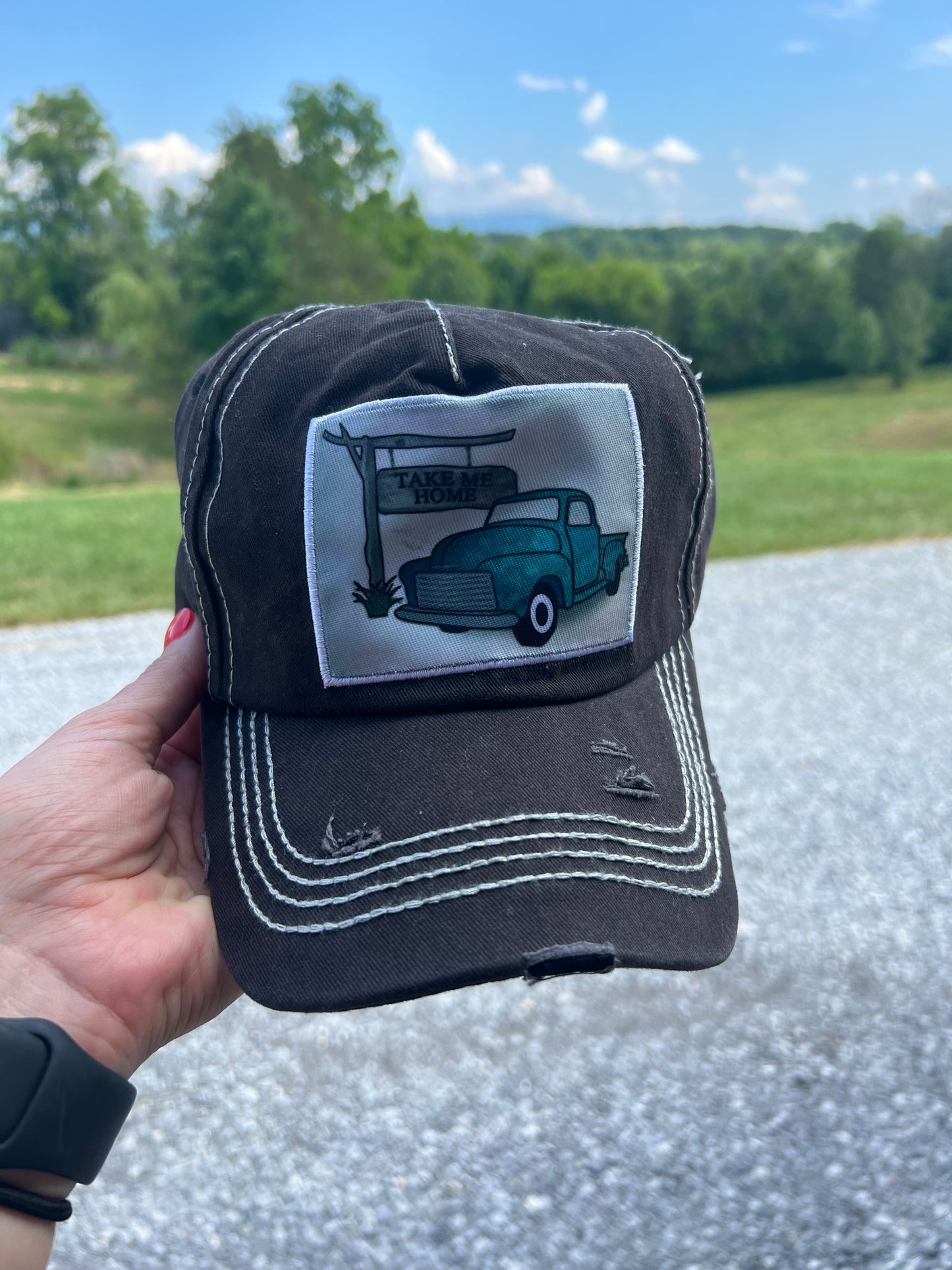 2580- Take Me Home Truck Baseball Cap