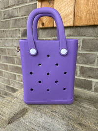 Mini Rubber Crossbody Bag *PICK COLOR*