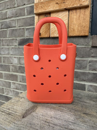 Mini Rubber Crossbody Bag *PICK COLOR*