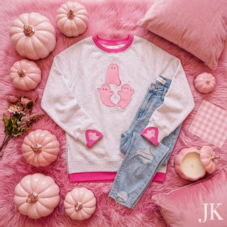 *PREORDER* Pretty Little Ghosts LayerPop™ Double Cuffs Sweatshirt by JadyK