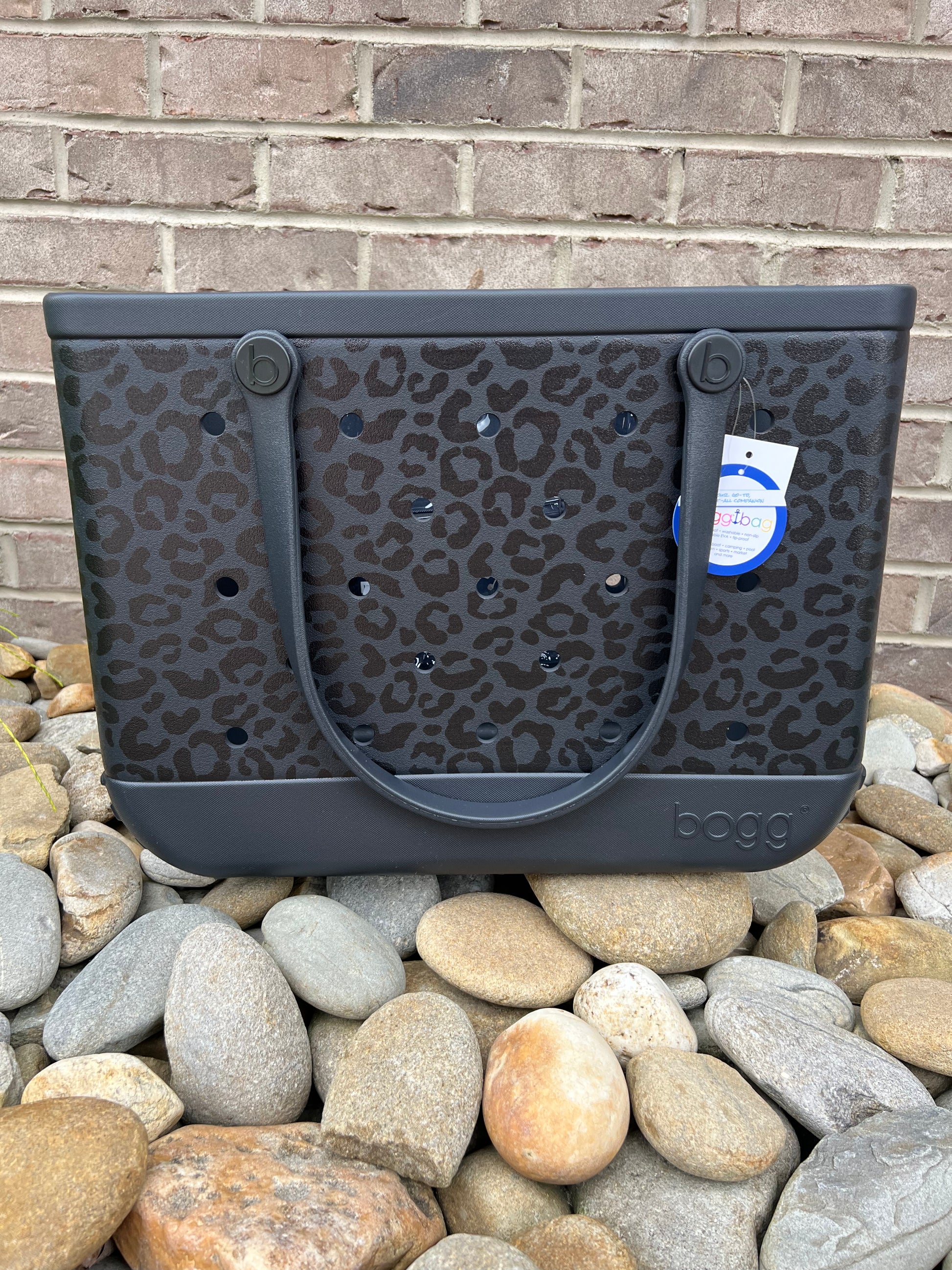 2804 Black Onyx Leopard Original Bogg Bag