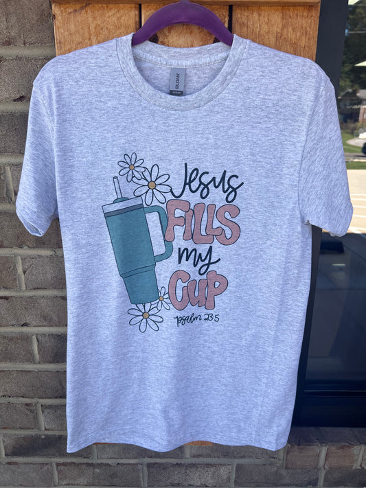 3284- Jesus Fills My Cup Graphic Tee