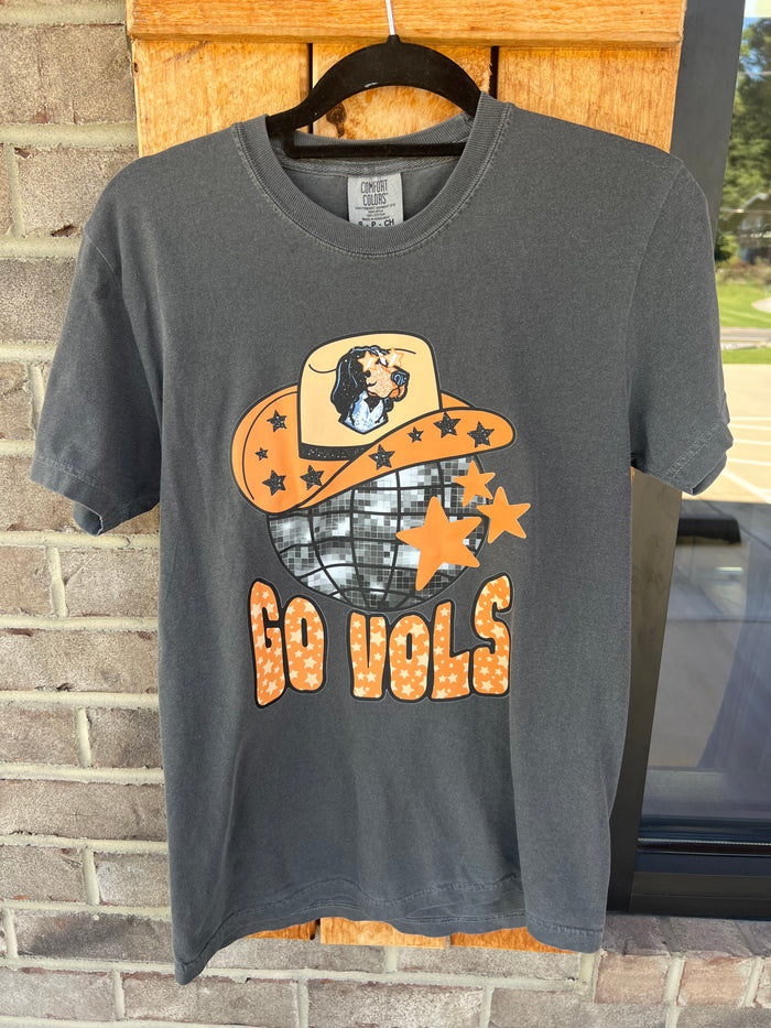 3289- Go Vols Disco Tennessee Graphic Tee *TN COLLECTION*